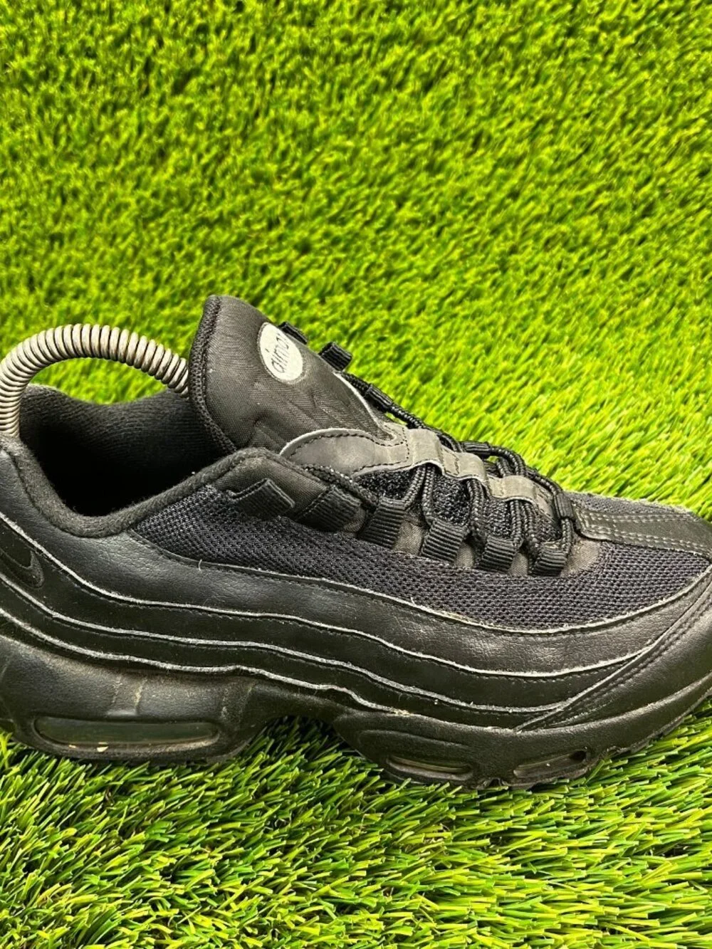 Nike Air Max 95 Womens Size 7 Black Running Walking Casual Shoes Sneakers